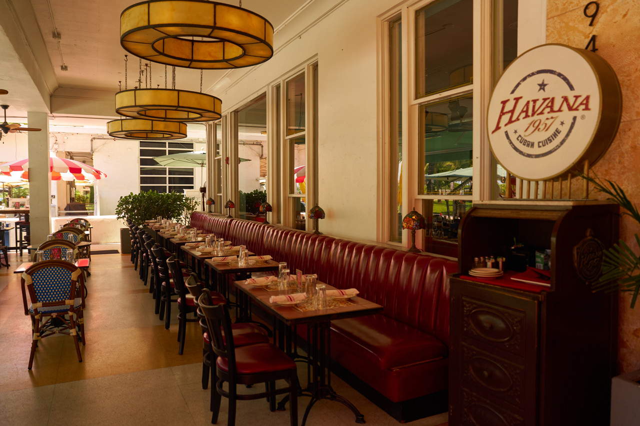 Havana 1957 Latin on the Ocean Drive dining room at the Breakwater Hotel